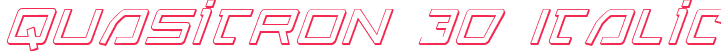 Quasitron 3D Italic